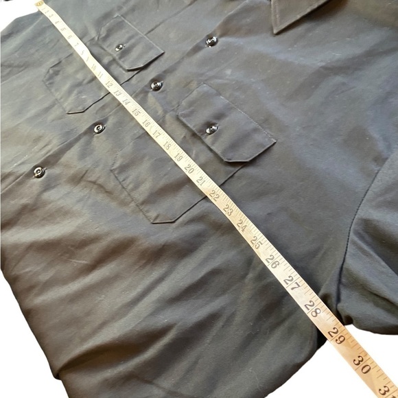 Dickies Black Long Sleeve Button-Down Shirt Men's size 3XL - Picture 9 of 9